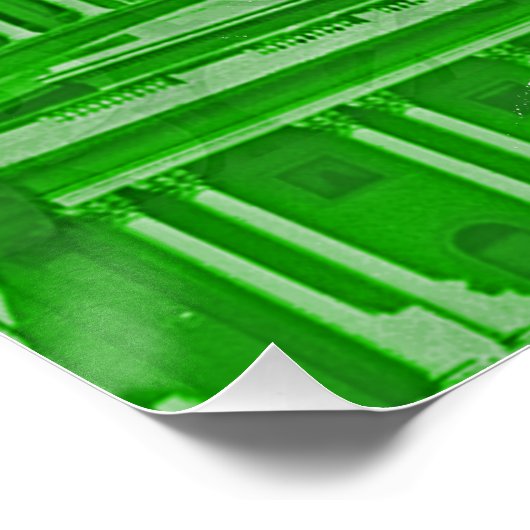 Präsident Herbert Hoover Tarife Poster (Ecke)