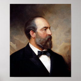 Präsident James Garfield Poster