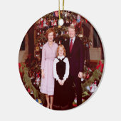 Präsident James Jimmy Carter White House Keramik Ornament (Links)