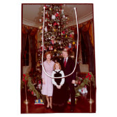 Präsident James Jimmy Carter White House Mittlere Geschenktüte (Rückseite)