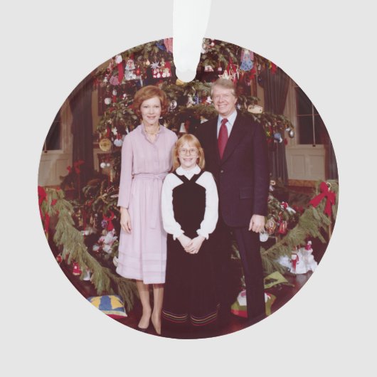 Präsident James Jimmy Carter White House Ornament (Vorderseite)