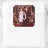 Präsident James Jimmy Carter White House Quadratischer Aufkleber (Tasche)