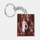 Präsident James Jimmy Carter White House Schlüsselanhänger (Vorderseite links)