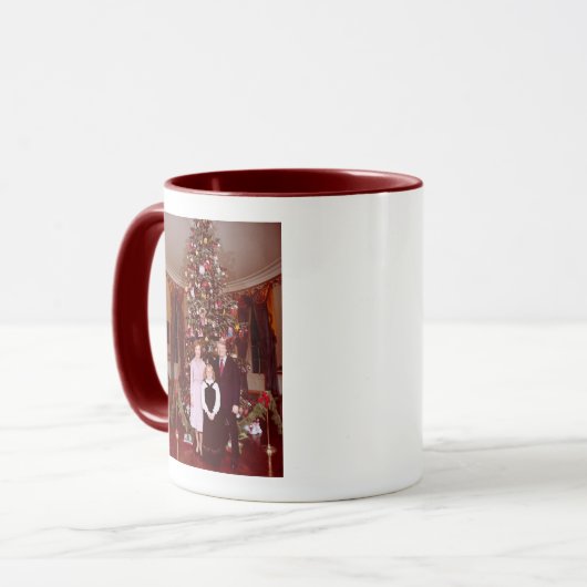 Präsident James Jimmy Carter White House Tasse (Vorderseite Links)