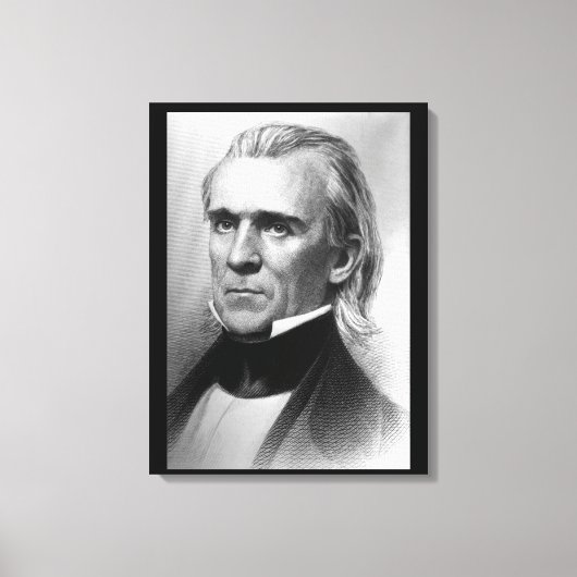 Präsident James K. Polk, c_America Grows_Image Leinwanddruck (Vorderseite)