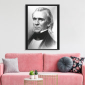 Präsident James K. Polk, c_America Grows_Image Leinwanddruck (Insitu (Wohnzimmer))