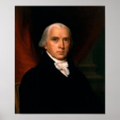 Präsident James Madison Portrait - John Vanderlyn Poster (Vorne)