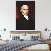 Präsident James Madison Portrait von John Vanderly Leinwanddruck (Insitu (Schlafzimmer))