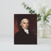 Präsident James Madison Postkarte (Stehend Vorderseite)