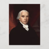 Präsident James Madison Postkarte (Vorderseite)