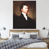 Präsident JAMES MONROE Portrait von Samuel Morse Leinwanddruck (Insitu (Schlafzimmer))