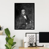 Präsident James Polk Daguerreotype 1849 Poster (Heimbüro)
