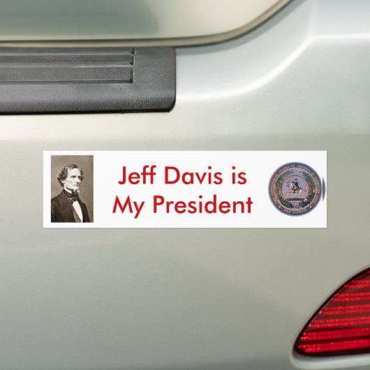 Präsident Jefferson Davis Autoaufkleber (Auf Auto)