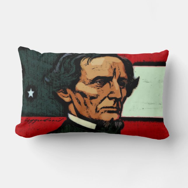 Präsident Jefferson Davis Lendenkissen (Vorderseite)