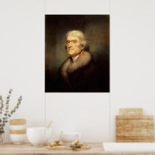 Präsident Jefferson Painting Poster (Küche)