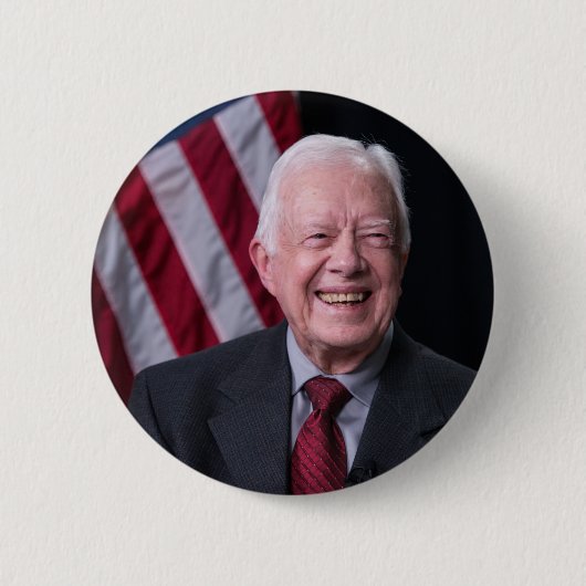 Präsident Jimmy Carter Smiling Button (Vorderseite)