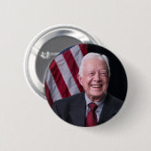Präsident Jimmy Carter Smiling Button (Vorne & Hinten)