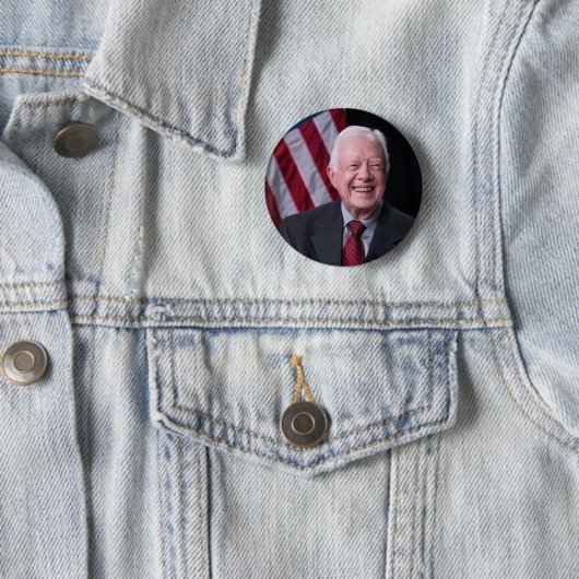 Präsident Jimmy Carter Smiling Button (Beispiel)