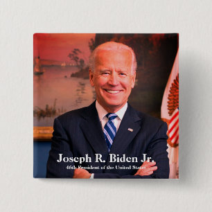 Präsident Joe Biden, 46. Präsident der USA Button