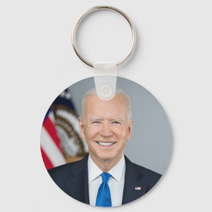 Präsident Joe Biden Offiziell Portrait 2021 Schlüsselanhänger