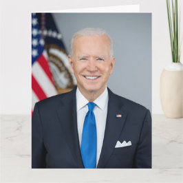 Präsident Joe Biden Offiziell Portrait Birthday Karte