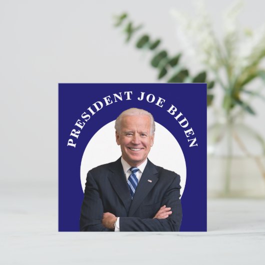 Präsident Joe Biden Portrait (Stehend Vorderseite)