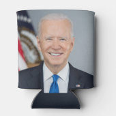 Präsident Joe Biden Portrait Dosenkühler (Rückseite)