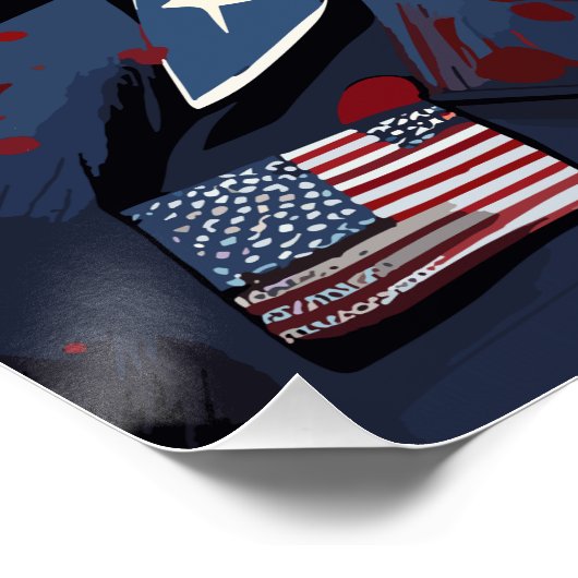 Präsident Joe Biden Poster (Ecke)