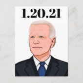 Präsident Joe Biden Postkarte (Vorderseite)