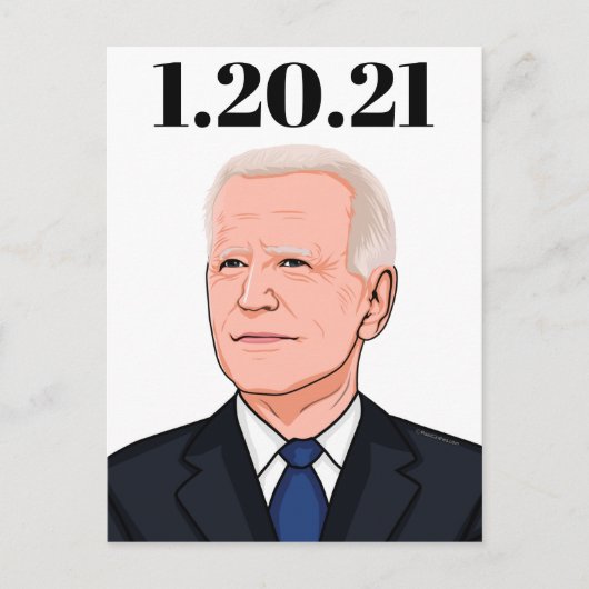 Präsident Joe Biden Postkarte (Vorderseite)