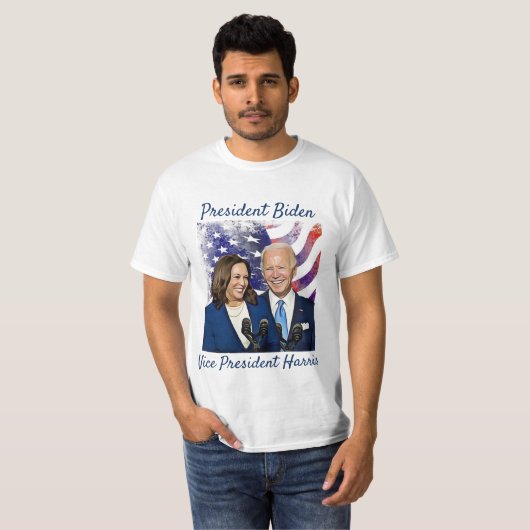 Präsident Joe Biden und Vizepräsident Kamala Harri T-Shirt (Vorne ganz)