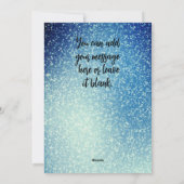 Präsident Joe Biden und Weihnachtsmannmütze Feiertagskarte (Rückseite)