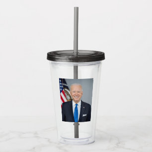 Präsident Joe Biden White House Portrait Acryltrinkbecher