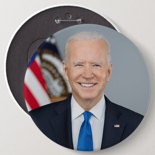 Präsident Joe Biden White House Portrait Button (Vorne & Hinten)