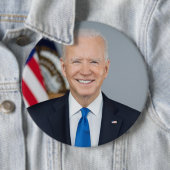 Präsident Joe Biden White House Portrait Button (Beispiel)