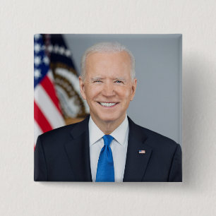 Präsident Joe Biden White House Portrait Button