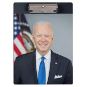 Präsident Joe Biden White House Portrait Clipboa Klemmbrett (Vorderseite)