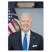 Präsident Joe Biden White House Portrait Clipboa