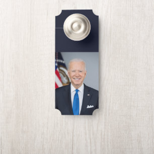 Präsident Joe Biden White House Portrait Door Ha Türanhänger