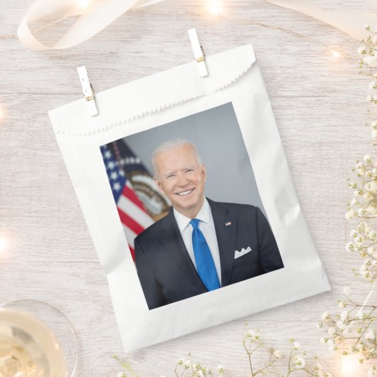 Präsident Joe Biden White House Portrait Favor B Geschenktütchen (Ausgeschnitten)