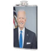 Präsident Joe Biden White House Portrait Flask Flachmann (Links)