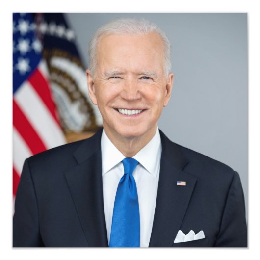 Präsident Joe Biden White House Portrait Fotodruck (Vorne)
