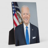 Präsident Joe Biden White House Portrait Fotoplatte (Seite)