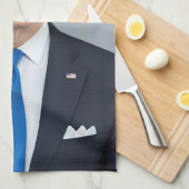 Präsident Joe Biden White House Portrait Geschirrtuch (Viertel Falte)