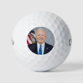 Präsident Joe Biden White House Portrait Golfball (Vorderseite)