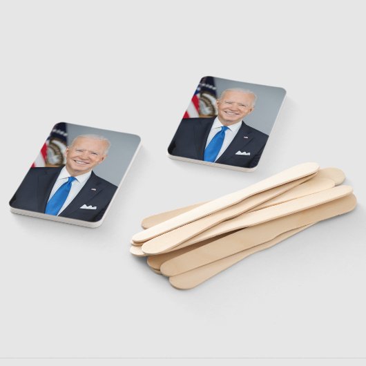 Präsident Joe Biden White House Portrait Hand Fa Fächer (Non-assembled)