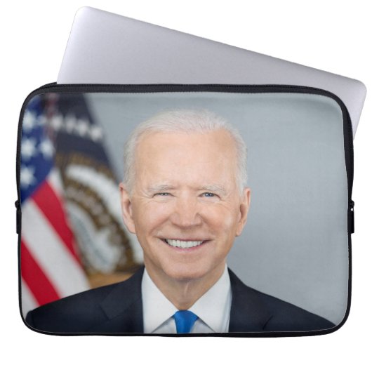 Präsident Joe Biden White House Portrait Laptop Laptopschutzhülle (Vorderseite)