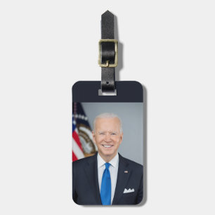 Präsident Joe Biden White House Portrait Luggage Gepäckanhänger