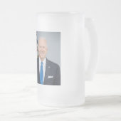 Präsident Joe Biden White House Portrait Mattglas Bierglas (VorderseiteRechts)