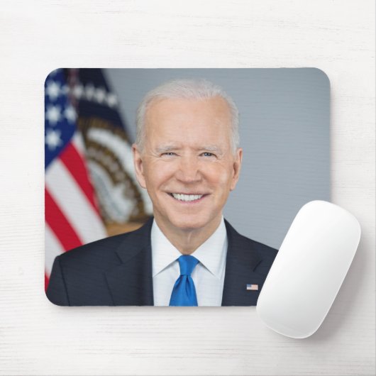 Präsident Joe Biden White House Portrait Mousepad (Mit Mouse)